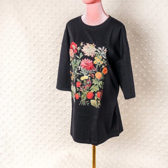 Arrive Guide Tops - NWT Cotton Floral T shirt - 2x